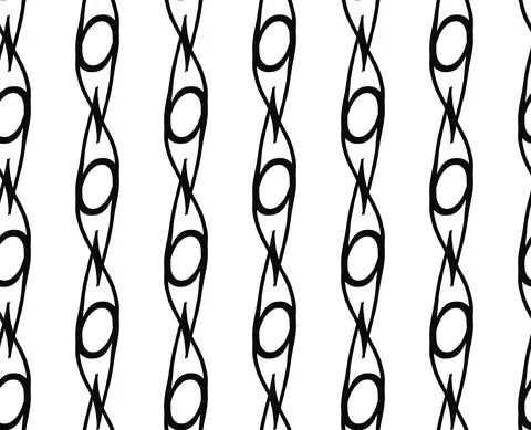 Vector texture background, seamless pattern. Hand drawn, black, white colors. Stock Illustration