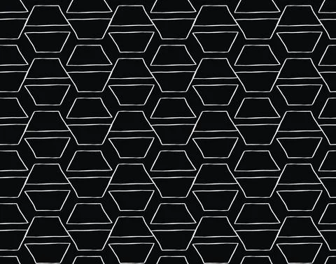 Vector texture background, seamless pattern. Hand drawn, black, white colors. Illustrazione stock