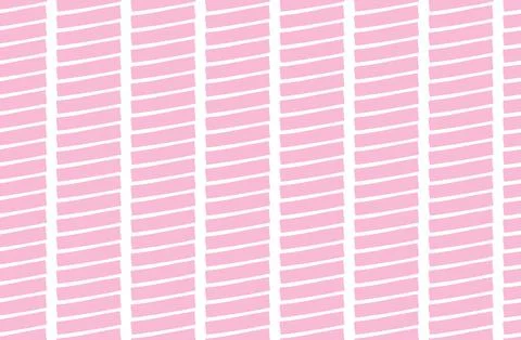 Vector texture background, seamless pattern. Hand drawn, pink, white colors. Illustrazione stock