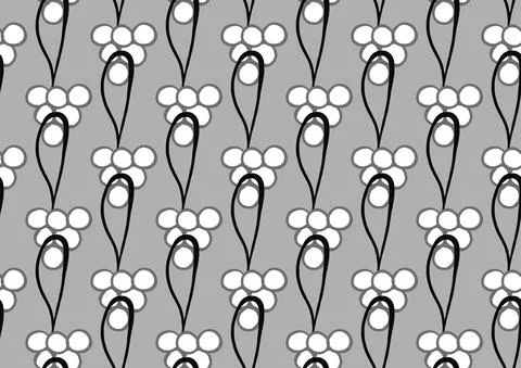 Vector texture background, seamless pattern. Hand drawn, grey, black, white c Stock Illustration