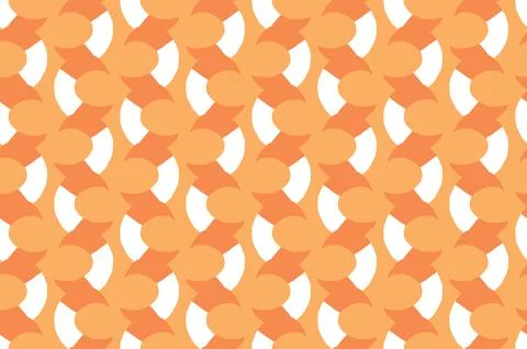 Vector texture background, seamless pattern. Hand drawn, orange, white colors Illustrazione stock