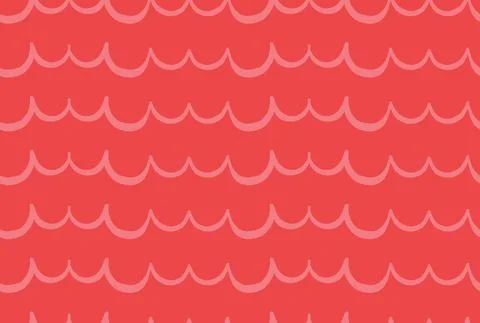 Vector texture background, seamless pattern. Hand drawn, red colors. Stock Illustration
