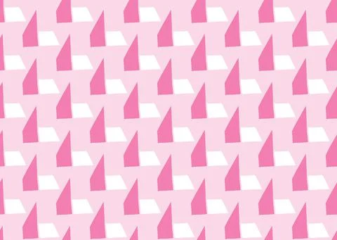 Vector texture background, seamless pattern. Hand drawn, pink, white colors. Stock-Illustration
