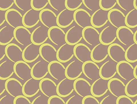 Vector texture background, seamless pattern. Hand drawn, brown, yellow colors Stock Illustration