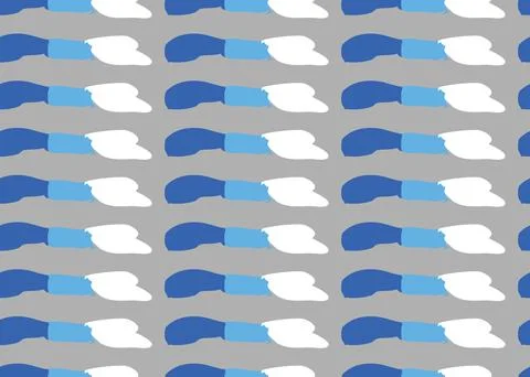 Vector texture background, seamless pattern. Hand drawn, grey, blue, white co Stock Illustration