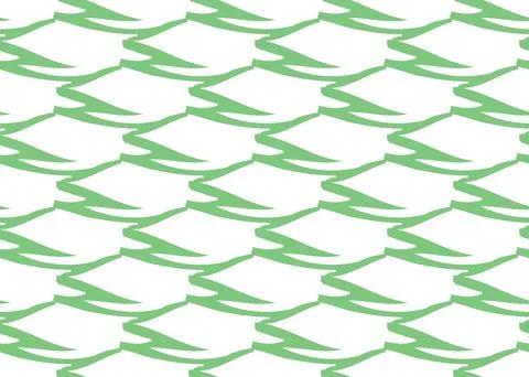 Vector texture background, seamless pattern. Hand drawn, green, white colors. Stock Illustration