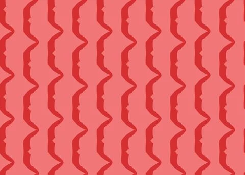 Vector texture background, seamless pattern. Hand drawn, red colors. Illustrazione stock