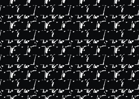 Vector texture background, seamless pattern. Hand drawn, black, white colors. Stock Illustration