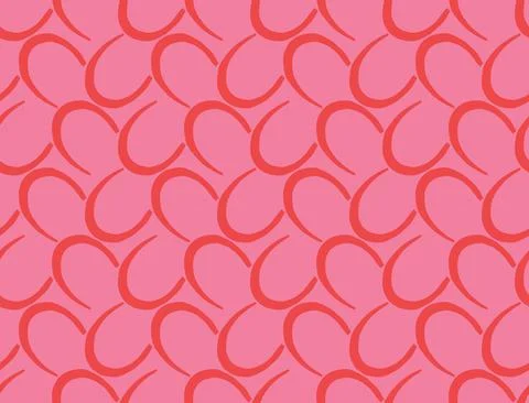 Vector texture background, seamless pattern. Hand drawn, pink, red colors. Stock Illustration