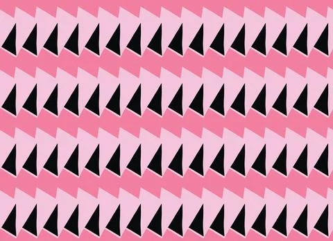 Vector texture background, seamless pattern. Hand drawn, pink, black colors. Stock Illustration