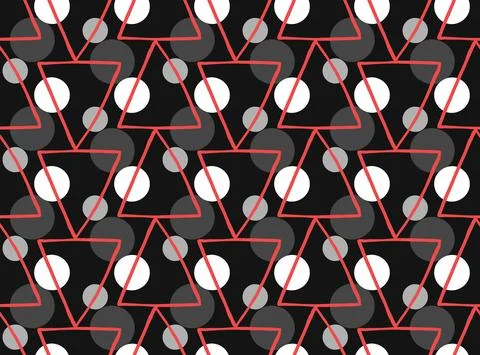 Vector texture background, seamless pattern. Hand drawn, red, grey, black, wh Stock Illustration