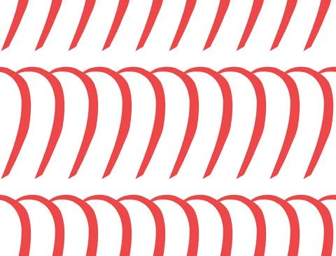 Vector texture background, seamless pattern. Hand drawn, red, white colors. Stock Illustration