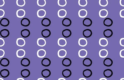 Vector texture background, seamless pattern. Hand drawn, purple, white, black Stock Illustration