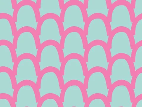 Vector texture background, seamless pattern. Hand drawn, blue, pink colors. Stock Illustration