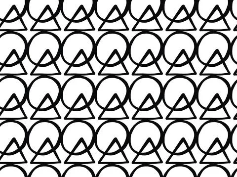 Vector texture background, seamless pattern. Hand drawn, black, white colors. Stock Illustration