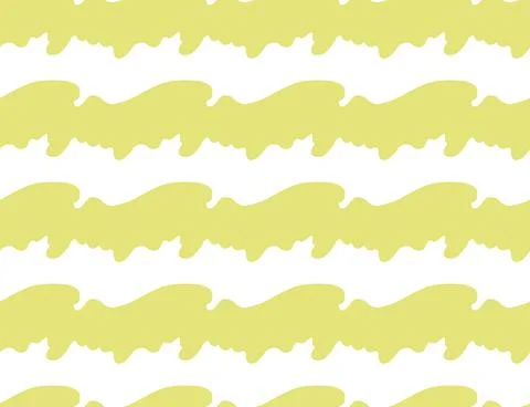 Vector texture background, seamless pattern. Hand drawn, yellow, white colors Stock Illustration