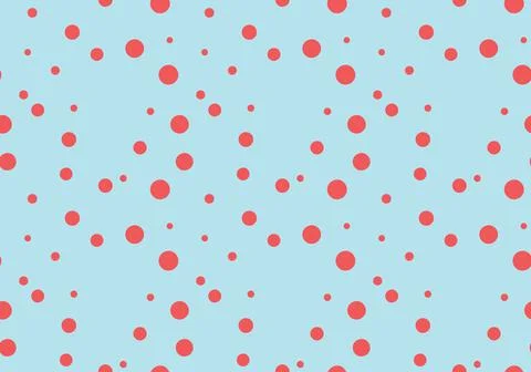 Vector texture background, seamless pattern. Hand drawn, blue, red colors. Stock Illustration