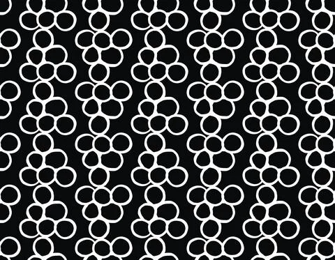 Vector texture background, seamless pattern. Hand drawn, black, white colors. Stock Illustration