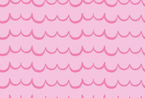 Vector texture background, seamless pattern. Hand drawn, pink colors. Stock Illustration