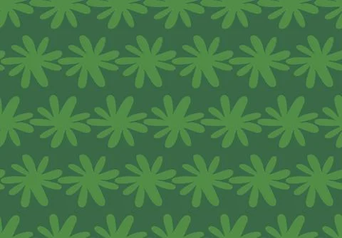Vector texture background, seamless pattern. Hand drawn, green colors. Illustrazione stock