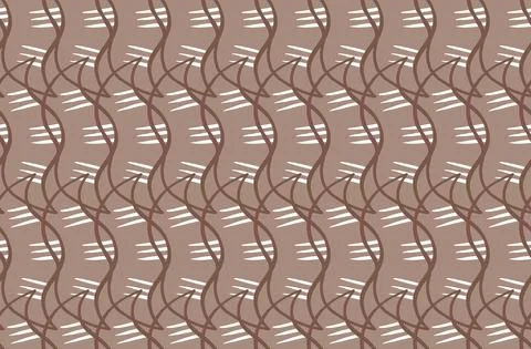 Vector texture background, seamless pattern. Hand drawn, brown, white colors. Stock Illustration