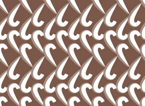 Vector texture background, seamless pattern. Hand drawn, brown, white colors. Stock Illustration