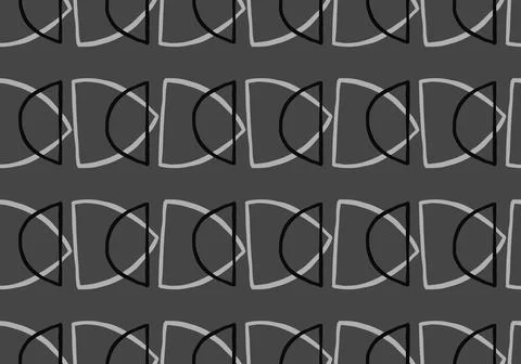 Vector texture background, seamless pattern. Hand drawn, grey, black colors. Stock Illustration