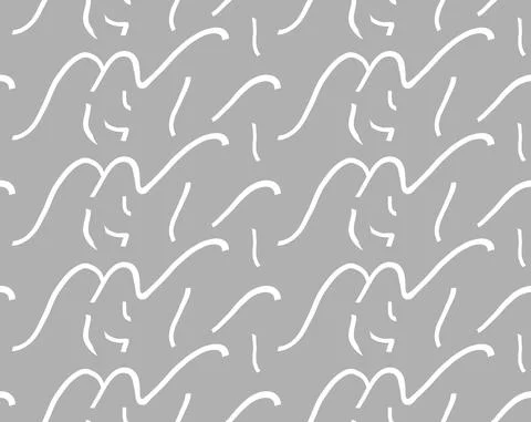 Vector texture background, seamless pattern. Hand drawn, grey, white colors. Stock-Illustration