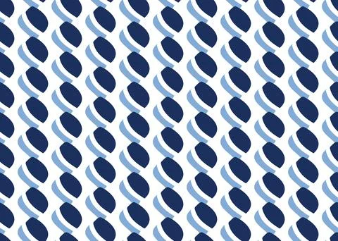 Vector texture background, seamless pattern. Hand drawn, blue, white colors. Stock Illustration