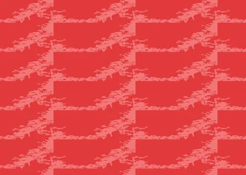 Vector texture background, seamless pattern. Hand drawn, red colors. Stock Illustration