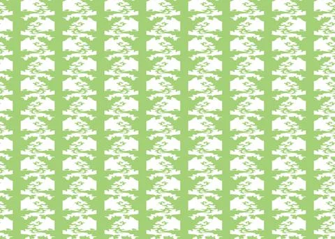 Vector texture background, seamless pattern. Hand drawn, green, white colors. Stock Illustration