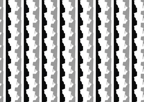 Vector texture background, seamless pattern. Hand drawn, black, grey, white c Stock Illustration