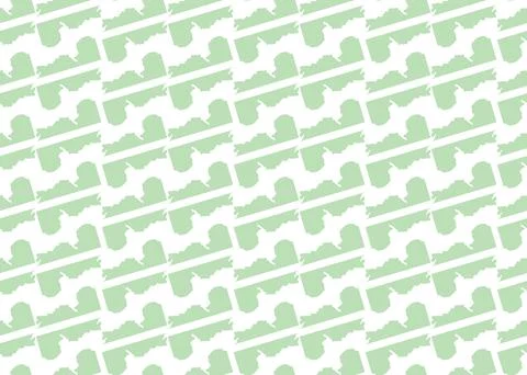 Vector texture background, seamless pattern. Hand drawn, green, white colors. Stock Illustration