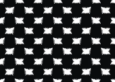 Vector texture background, seamless pattern. Hand drawn, black, white colors. Stock-Illustration