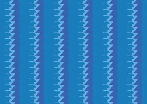 Vector texture background, seamless pattern. Hand drawn, blue colors. Stock Illustration