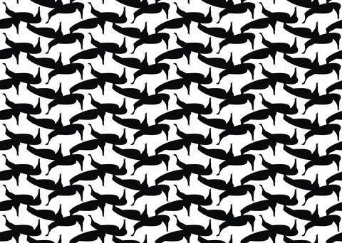 Vector texture background, seamless pattern. Hand drawn, black, white colors. Stock Illustration