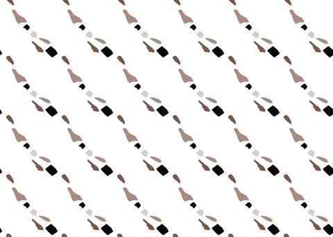 Vector texture background, seamless pattern. Hand drawn, brown, grey, black,  Stock Illustration