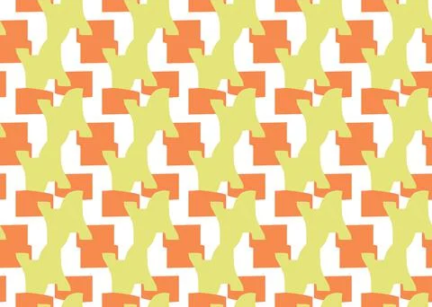 Vector texture background, seamless pattern. Hand drawn, yellow, orange, whit Stock Illustration