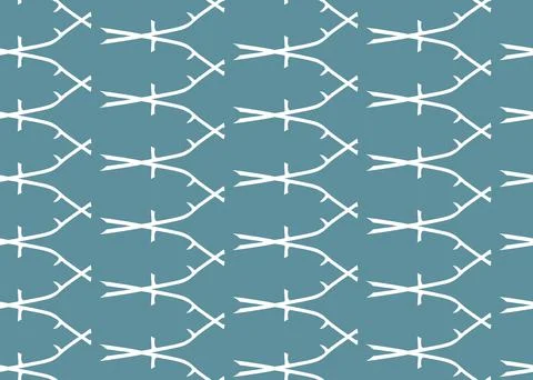 Vector texture background, seamless pattern. Hand drawn, blue, white colors. Stock Illustration