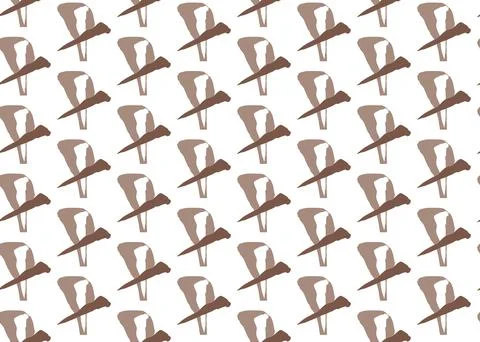 Vector texture background, seamless pattern. Hand drawn, brown, white colors. Illustrazione stock