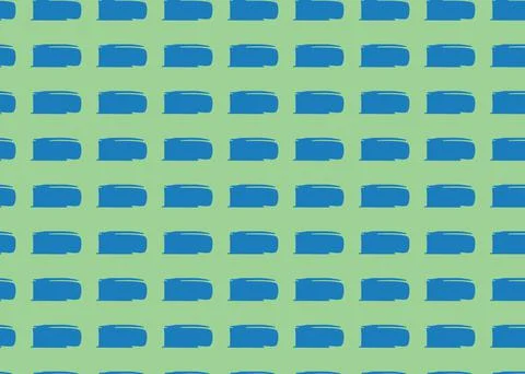 Vector texture background, seamless pattern. Hand drawn, green, blue colors. Stock Illustration