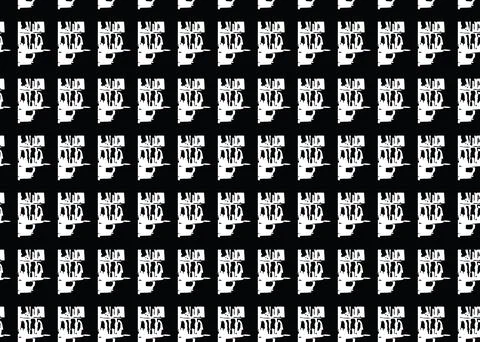 Vector texture background, seamless pattern. Hand drawn, black, white colors. Illustrazione stock