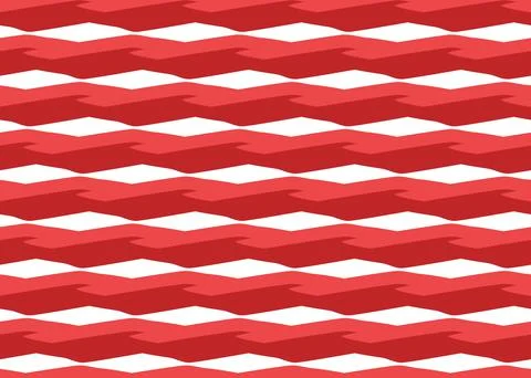 Vector texture background, seamless pattern. Hand drawn, red, white colors. Stock Illustration