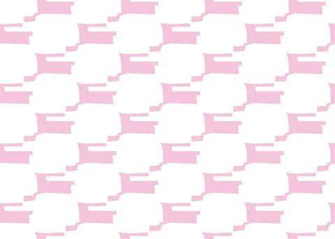 Vector texture background, seamless pattern. Hand drawn, pink, white colors. Stock Illustration