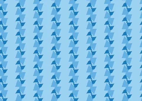 Vector texture background, seamless pattern. Hand drawn, blue colors. Stock Illustration