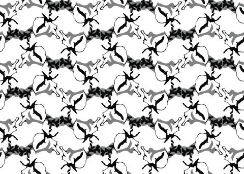 Vector texture background, seamless pattern. Hand drawn, black, grey, white c Stock Illustration