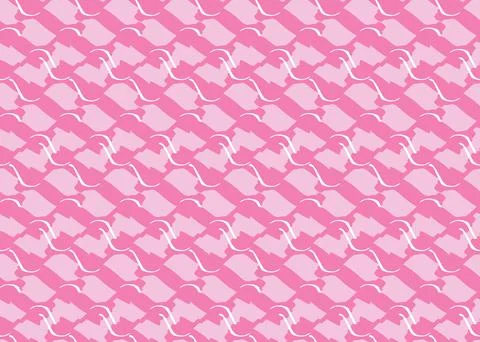 Vector texture background, seamless pattern. Hand drawn, pink, white colors. Illustrazione stock