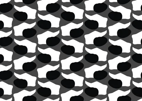 Vector texture background, seamless pattern. Hand drawn, black, grey, white c Stock Illustration