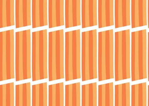 Vector texture background, seamless pattern. Hand drawn, orange, white colors Stock Illustration