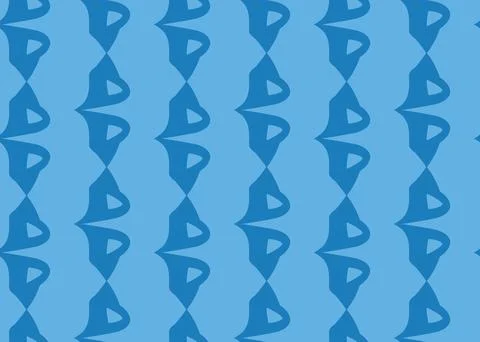 Vector texture background, seamless pattern. Hand drawn, blue colors. Stock Illustration